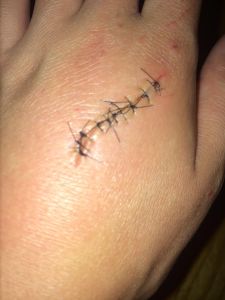 celebrating 4th Of July with my roommate